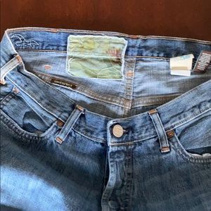 Hollister jeans low rise boot